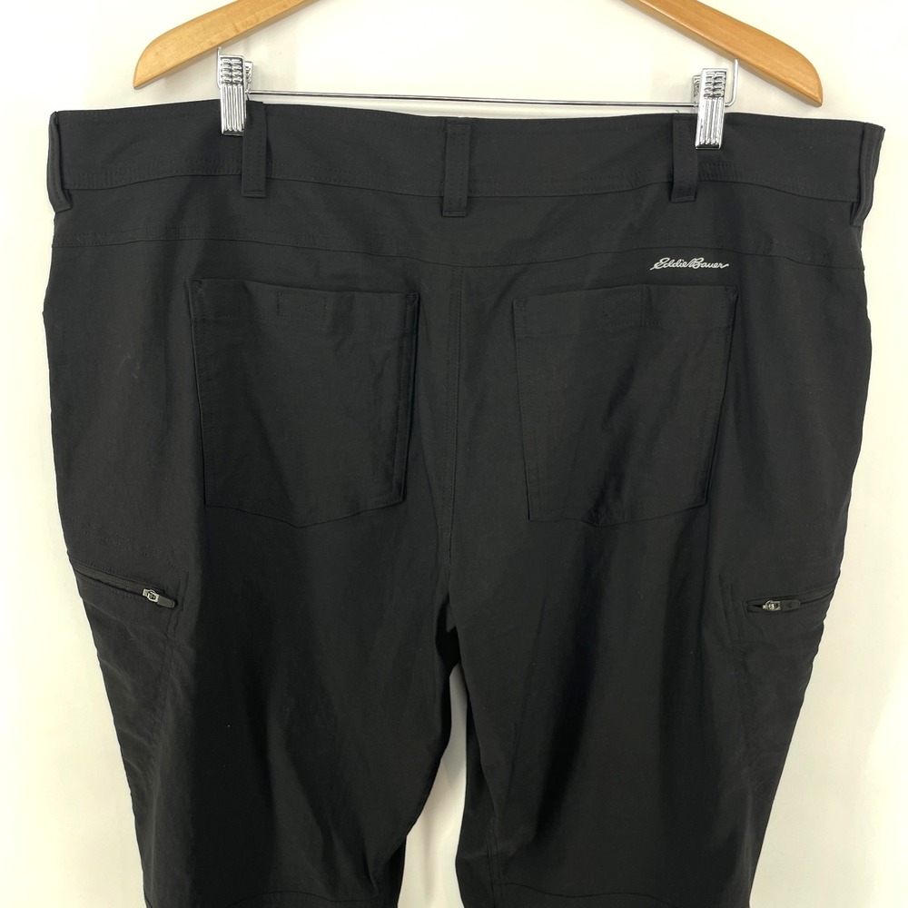 Eddie Bauer First Ascent Pants Men T44/34 Guide Pro  Black ‎ UPF 50+ Storm Repel - Picture 12 of 12